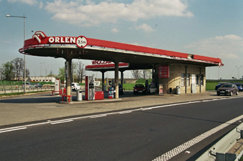Reichsautobahn Tankstelle Breslau Autostrada Boleslawiec - Wroclaw Stacja benzynowa 1