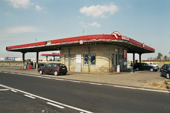 Reichsautobahn Tankstelle Breslau Autostrada Boleslawiec - Wroclaw Stacja benzynowa 3