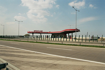 Reichsautobahn Tankstelle Breslau Autostrada Boleslawiec - Wroclaw Stacja paliw 4