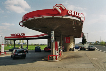 Reichsautobahn Tankstelle Breslau Autostrada Boleslawiec - Wroclaw Stacja paliw 8